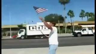 Native American Man Owns Racist Anti-Illegal Immigration Protesters