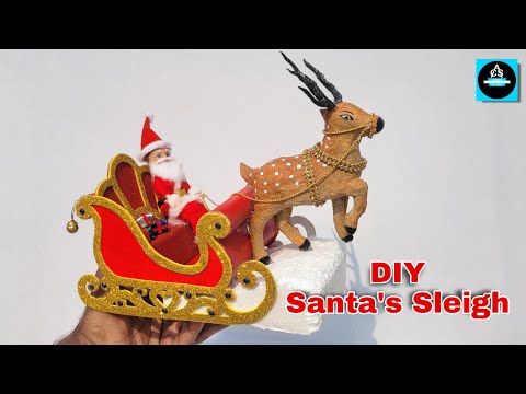 Wideo: DIY Świąteczne rękodzieło: jak zrobić sanie Świętego Mikołaja