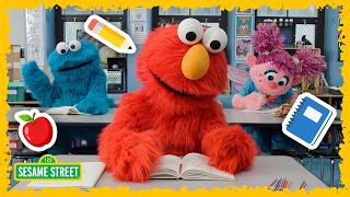 A Day at School with Elmo, Abby, & Cookie Monster!  🎒 🚌 📝 | Sesame Street