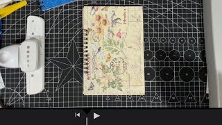 #papercraft #junkjournal #junkjournalideas | Making a spiral bound journal without a Cinch Machine