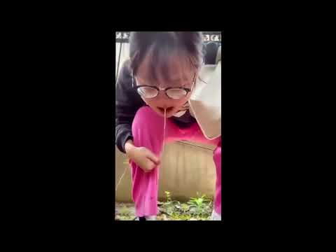 Vomiting Asian Girl