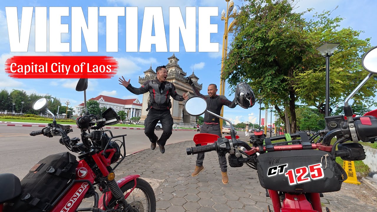 រដ្ឋធានីវៀងចន្ទន៍ 🇱🇦 | 1269​គ.មជាមួយម៉ូតូរបស់ខ្ញុំទីបំផុតខ្ញុំបានមកដល់រដ្ឋធានីហើយ | Day3, LaosSeries