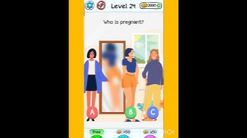 Braindom :Brain Games Test- Level 24 Who is pregnant  #puzzle #gameplay