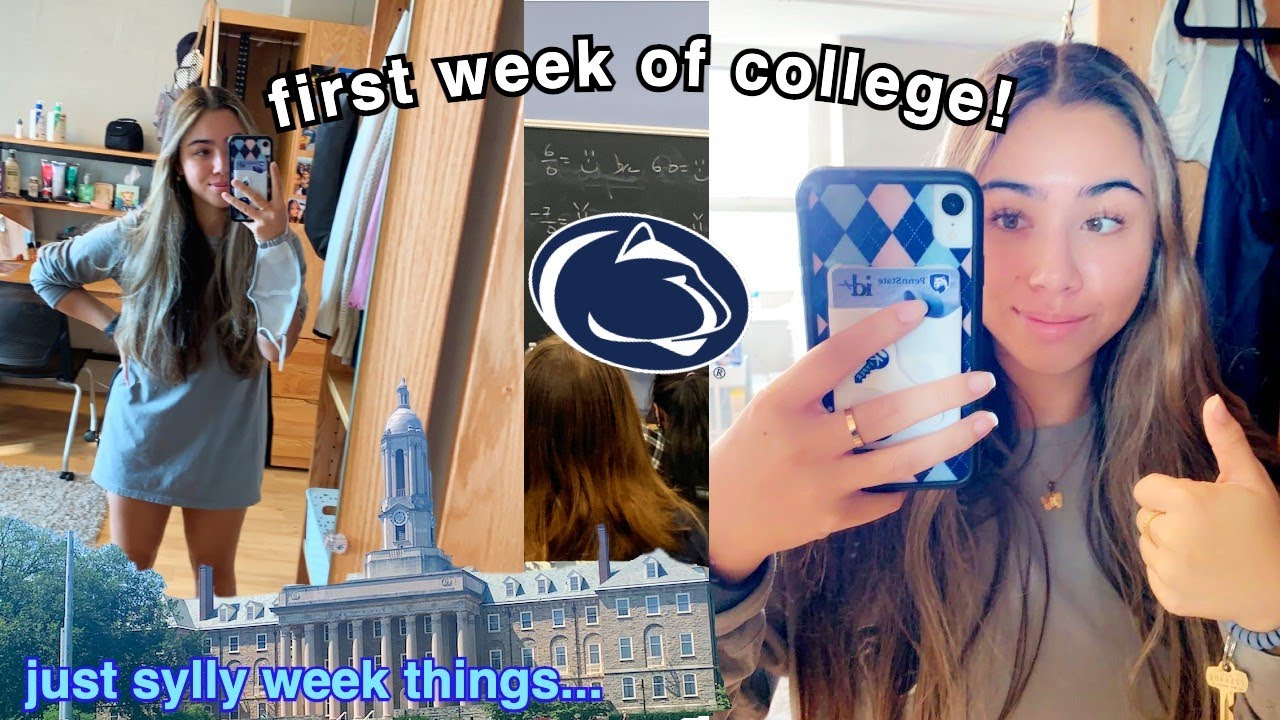 First Week Of Classes PENN STATE freshman Year 2021 YouTube