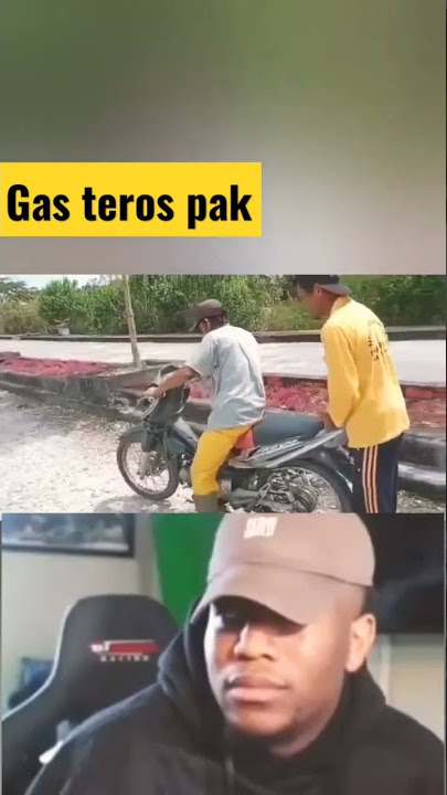 video lucu bapak bapak belajar motor #shorts #funny #lucu