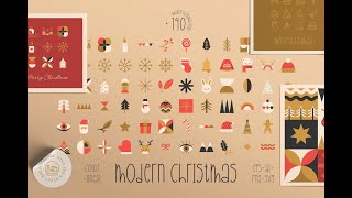 Cute Christmas Vector Icons Stock Graphics Download