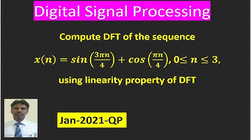 Numerical on DFT using linearity property