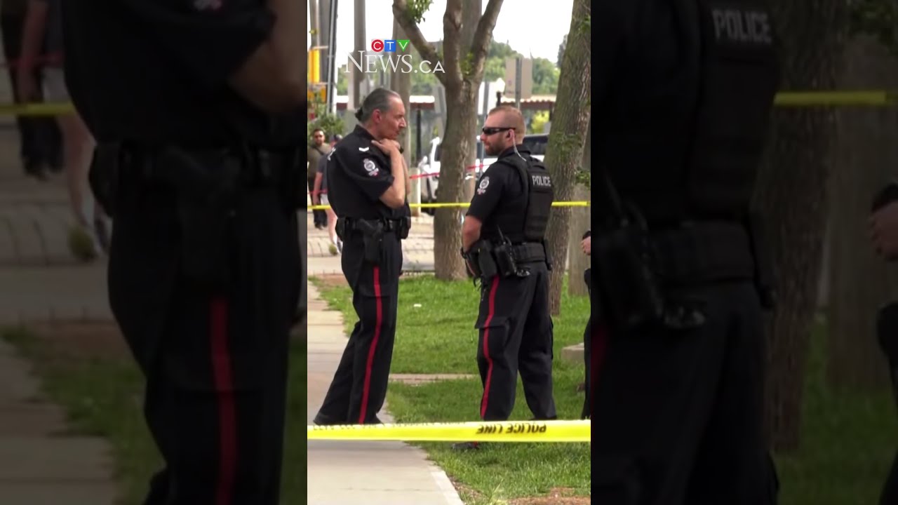 Police Scene On 121 Street Near Jasper Avenue