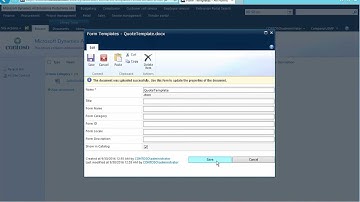 How To Create A Sale Quote With Word In AX 2012