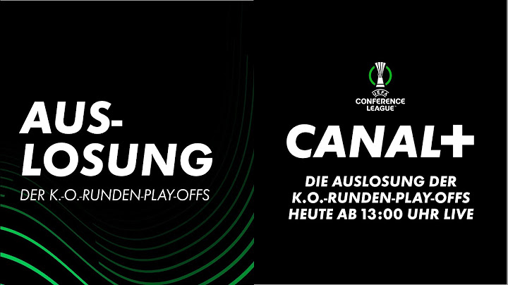 UEFA Conference League: Auslosung der K.-o.-Runden-Play-offs
