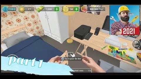 House Flipper Mobile - Gameplay Walkthrough Part 1 - Tutorial (iOS, Android)