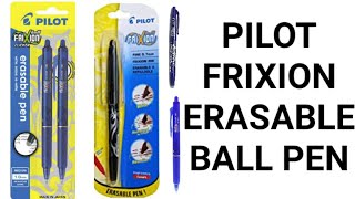 Pilot frixion pen review | How to use pilot frixion pen | erasable pen | erasable ink pen