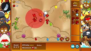 Lets Play Bloons Monkey City Several Maps and a Couple Upgrades Playthrough Early Game No Commentary