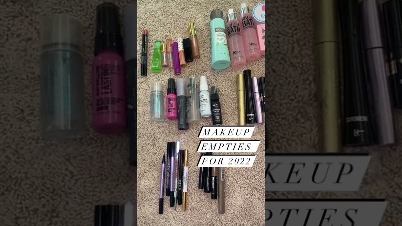 Makeup Empties 2022 🗑/ What  I used up in 2022