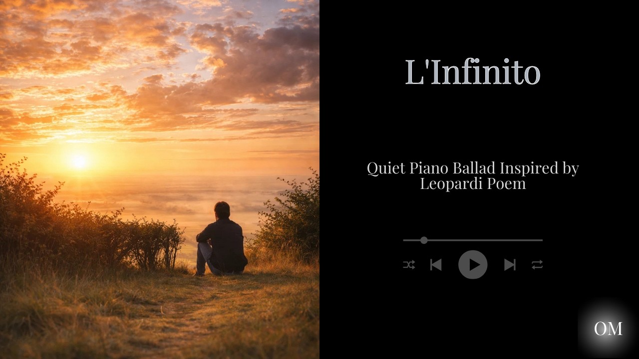 L'Infinito | Quiet Piano Ballad Inspired by Leopardi Poem