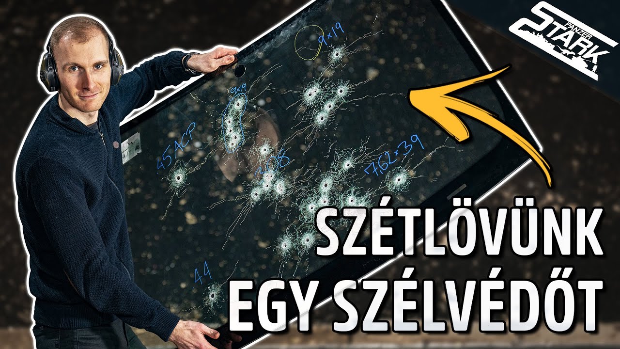 Szétlőttünk egy SZÉLVÉDŐT, Ananászt.. de hogy bírta? - Átütésteszt Lövészet Pt.9