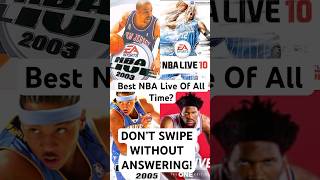 Best Nba Live Of All Time?