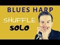 Blues harmonica shuffle improv by liam ward