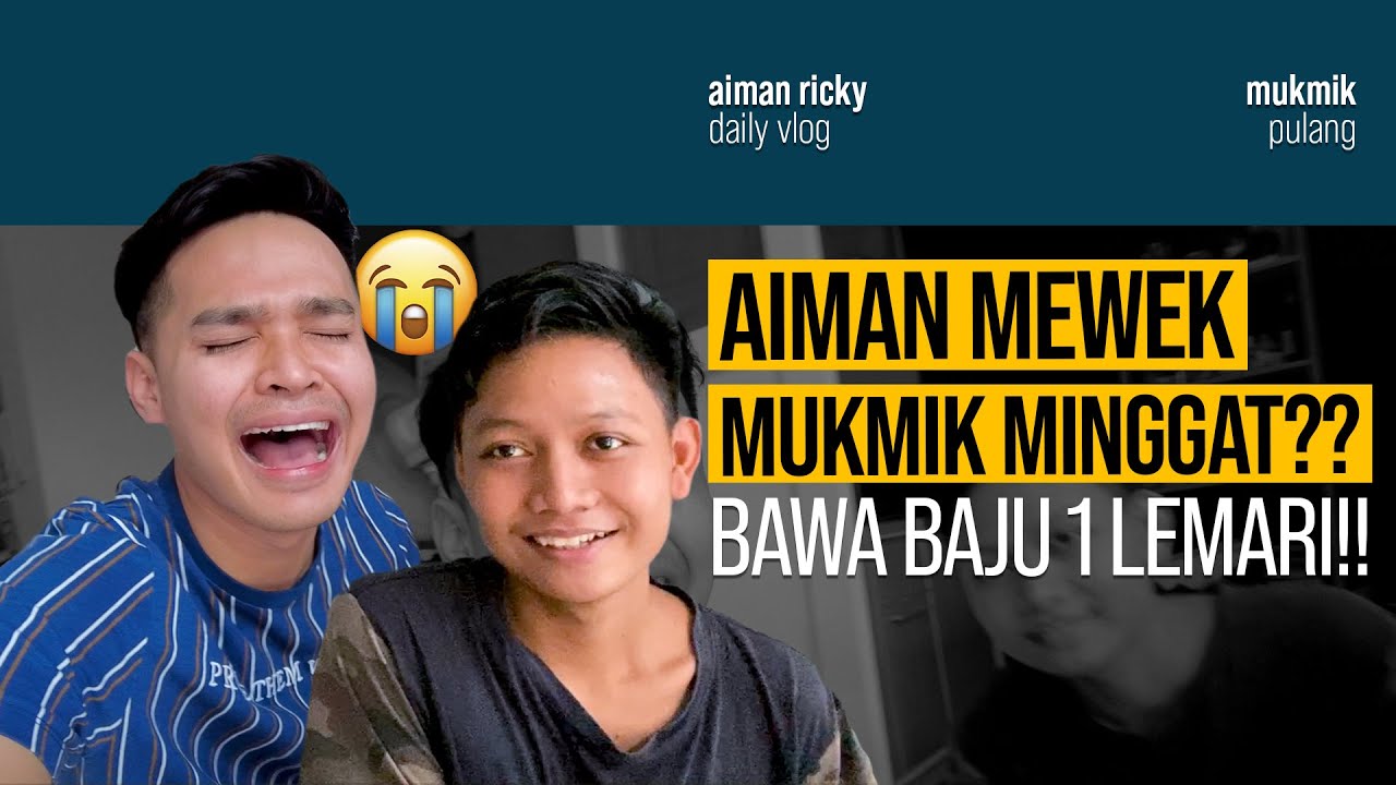 SEDIHNYA AIMAN, MUKMIK MINGGAT BAWA BAJU 1 LEMARI