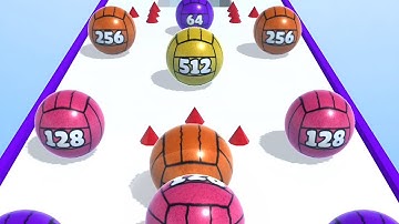 Ball Merge 2048 - All Levels Ball Gameplay Android, iOS ( Level 92 - 93 )