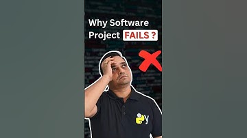 Why does software project fails #python #coding #django #coding #code #programming #tips #software