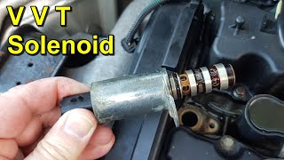 Removing and Cleaning the VVT Solenoid  Peugeot 307