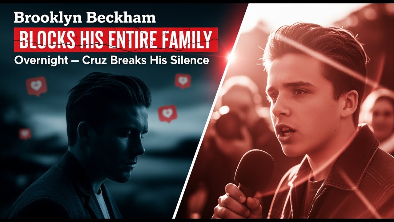 Brooklyn Beckham Blocks His Entire Family Overnight — Cruz Breaks His Silence