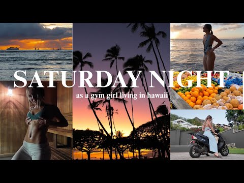 Come along with me for a laid-back Saturday night in Hawaii. Beach time to catch the sunset, a relaxing sauna session, and a ...