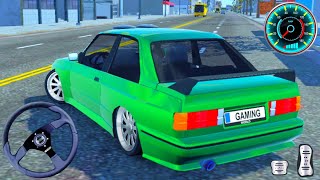 Mastering Car Parking Multiplayer Game - Modified Green BMW Car Driving Simulator : Android Gameplay screenshot 5