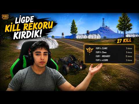 WE BROKE THE KILL RECORD IN THE LEAGUE! (We got 1st place) | PUBG Mobile