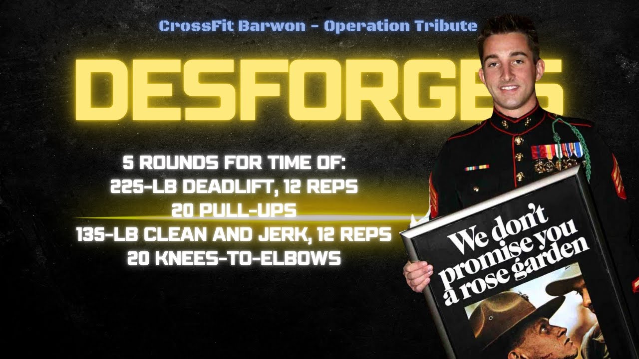 CrossFit Barwon - Desforges Hero WOD - Operation Tribute day 73