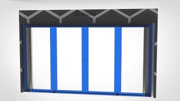 Mechanism 31 | Folding Door | Animation | Solidworks tutorials