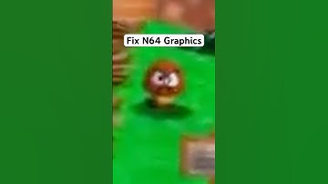 Fix your N64 graphics! #retrogaming #nintendo #mario