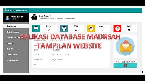 NEW DATABASE MADRASAH SEPERTI WEBSITE EXCEL PRO 2022 SEMUA JENJANG