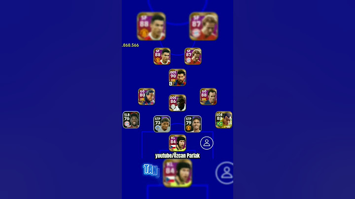 Eski kadrom ne hale gelmiş 😞 Efootball 2022 Mobile #pesmobile #pes #shorts #efootball