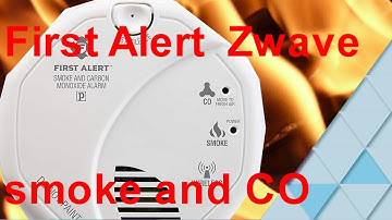 First Alert smoke and carbon monoxide zwave sensor. installation on HomeAssistant