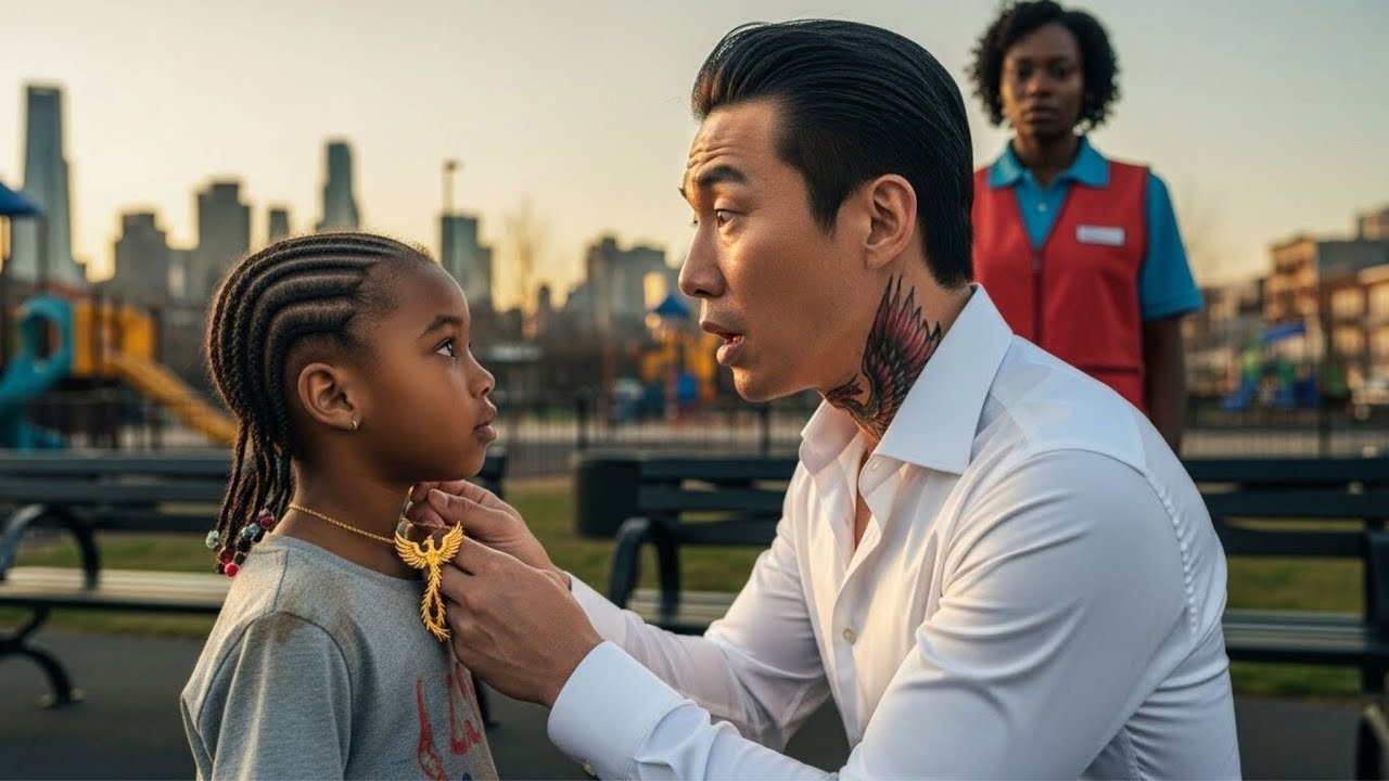 The Korean Mafia Boss Spotted a Black Little Girl Wearing His Lost Necklace — What He Did Shocked...