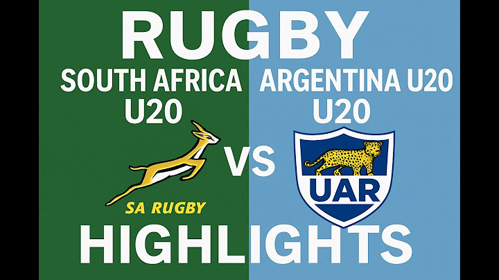 South Africa u20 vs Argentina u20 Rugby Highlights ( ALL TRY )