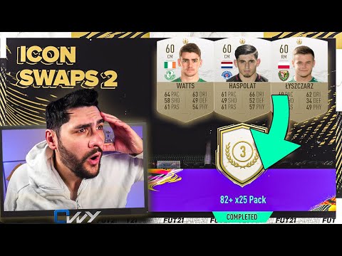 SWAPPING MY TOKENS TO GET THE 82+ X25 PACK ON THE RTG U0026 THE MOST UNEXPECTED THING HAPPENED! FIFA 21