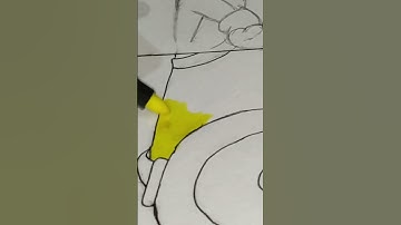 Drawing MINION in 4 different art styles part 1 #shorts #art