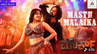 Masth Malaika | Mark (Telugu) | Kichcha Sudeepa, Nishvika | Vijay Kartikeyaa | Ajaneesh B Loknath