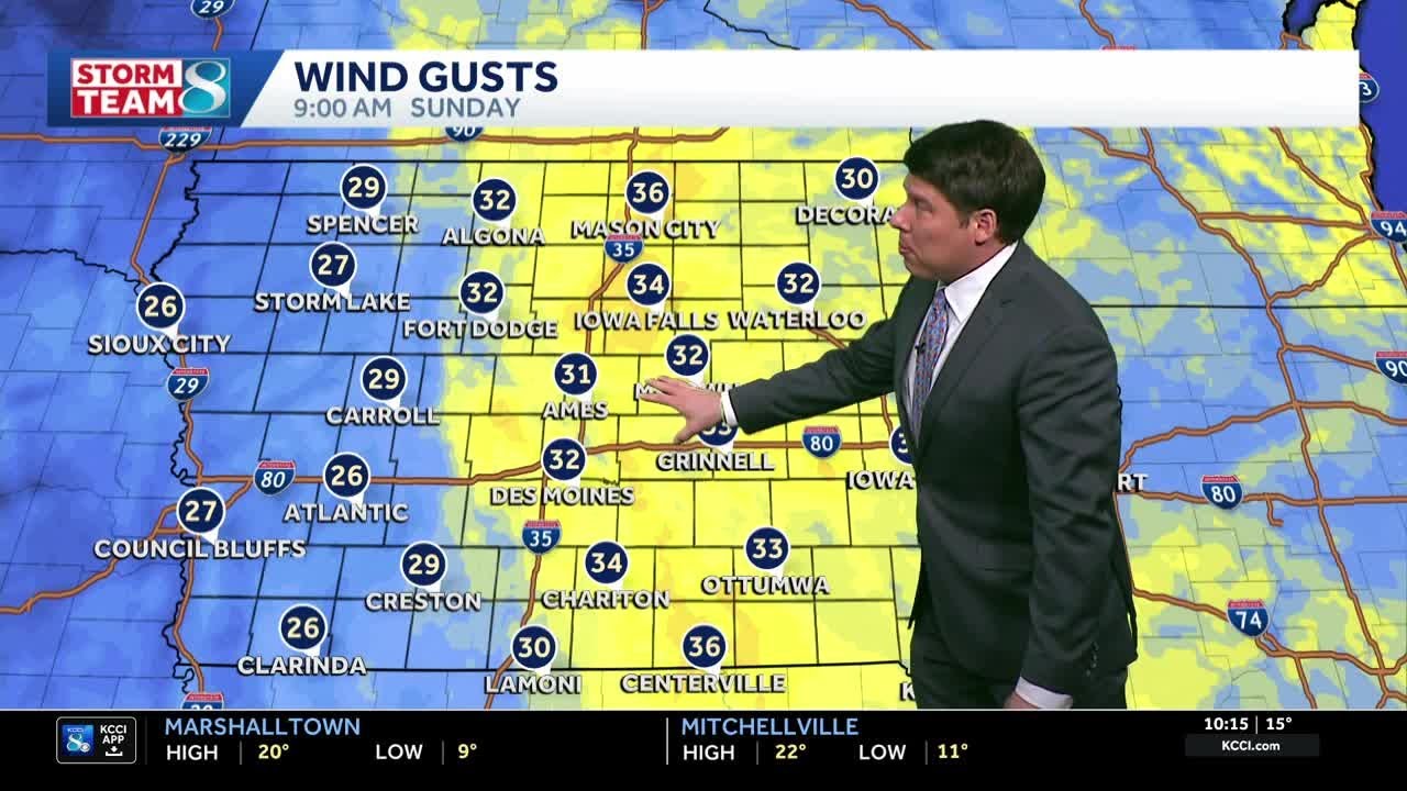 Iowa weather: Cold temperatures linger through Monday - YouTube