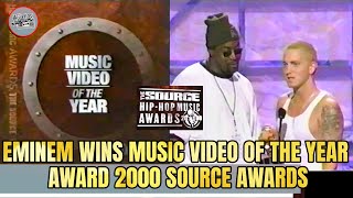 Eminem wins Music Video of the Year Award 2000 Source Awards