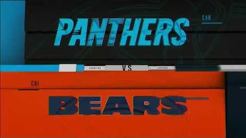 NFL on CBS intro 2017 CAR@CHI