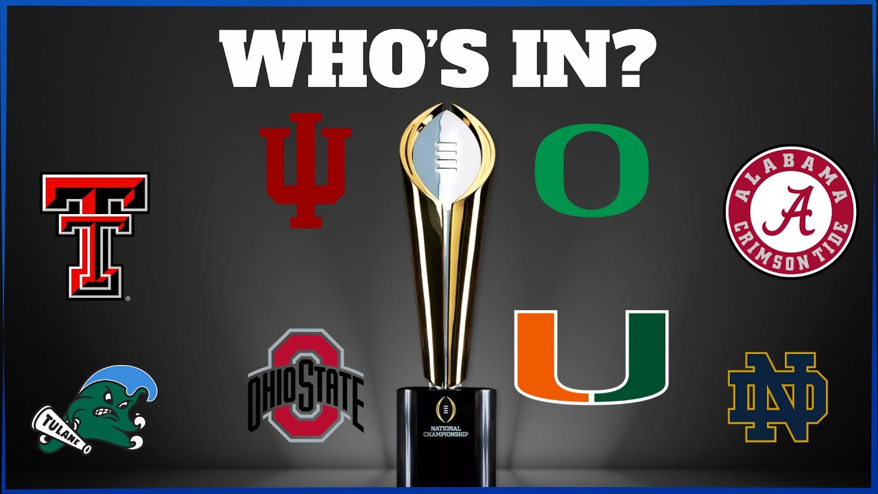 2025 College Football Playoff Predictions | Who’s In? - YouTube