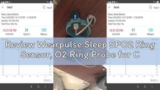 Review Wearpulse Sleep SPO2 Ring Sensor, O2 Ring Probe for CheckmeO2 Max, Visual Oxy, Oxiband & Slee