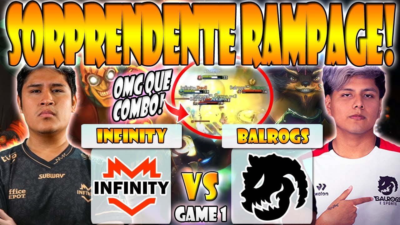 INFINITY VS BALROGS BO3[GAME 1] MR.JEANS, ADRIAN VS ÑENGO - DPC SA 2023 ...