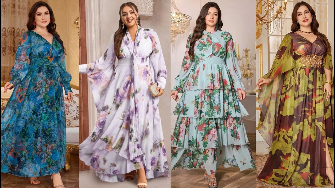 Приготовьтесь к потрясающим шифоновым платьям для женщин больших размеров.