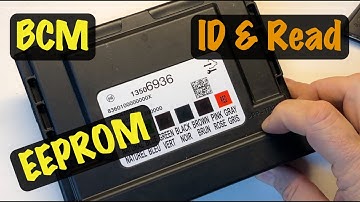 2012 - 2020 Chevrolet Sonic Body Control Module (BCM) EEPROM Location & Contents (VIN, pin, mileage)