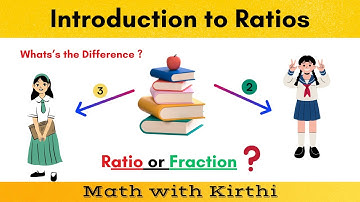 Introduction to RATIOS (What Are Ratios?) | Ratio Examples and Answers | Class 6–9| Math with Kirthi